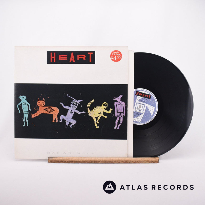 Heart Bad Animals LP Vinyl Record - Front Cover & Record