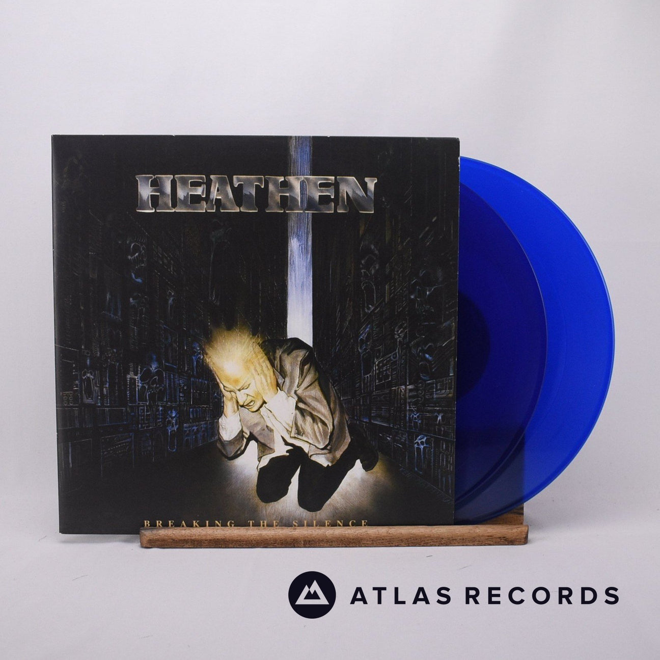 Heathen Breaking The Silence 2 x LP Vinyl Record - Front Cover & Record