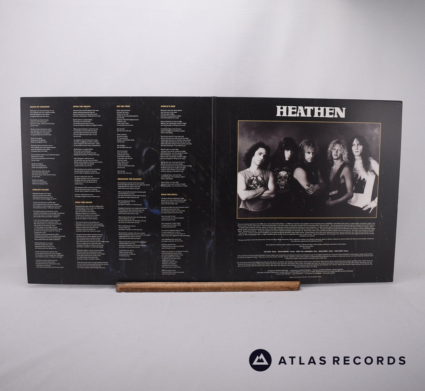 Heathen - Breaking The Silence - Blue 2 x LP Vinyl Record - EX/NM