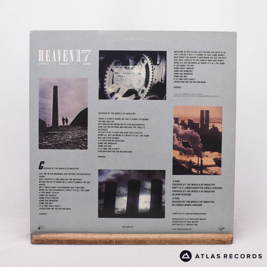 Heaven 17 - Crushed By The Wheels Of Industry - 12" Vinyl Record - EX/EX