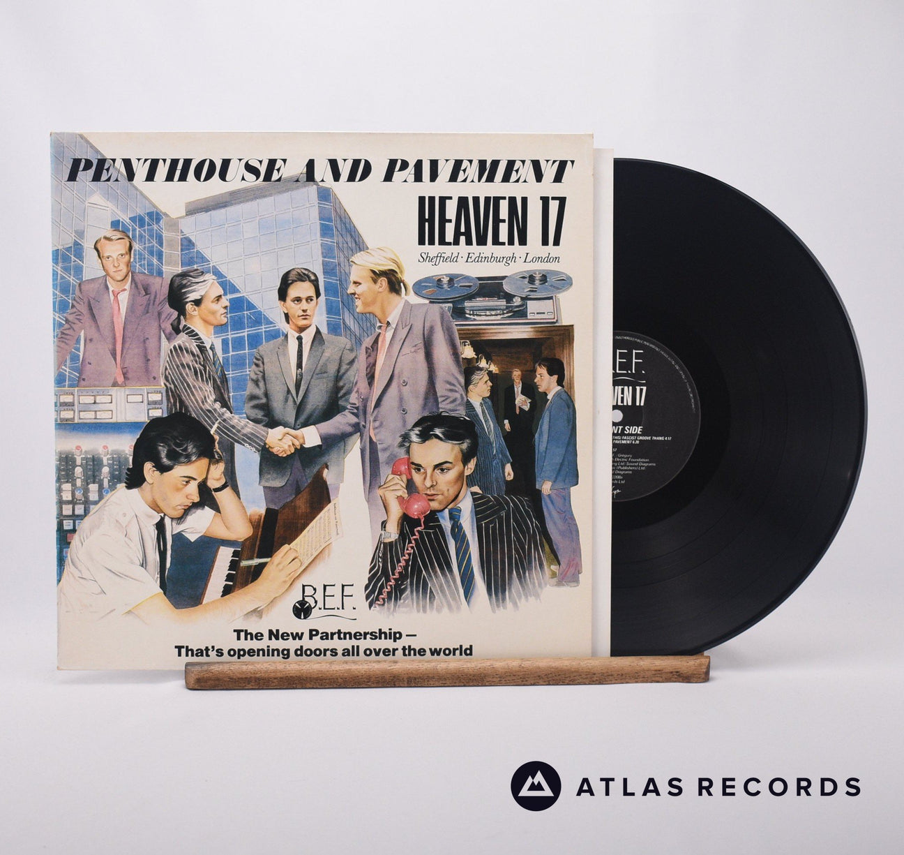 Heaven 17 Penthouse And Pavement LP Vinyl Record - Front Cover & Record