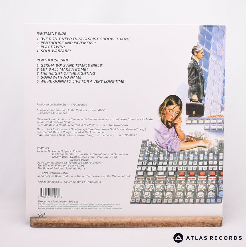 Heaven 17 - Penthouse And Pavement - A^ B^ LP Vinyl Record - EX/VG+