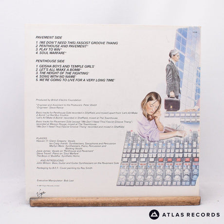 Heaven 17 - Penthouse And Pavement - Bilbo LP Vinyl Record - EX/EX