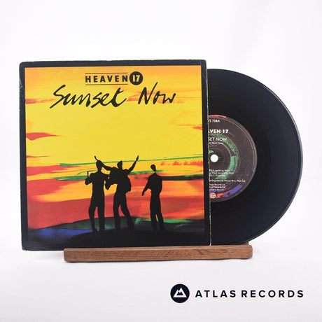 Heaven 17 Sunset Now 7" Vinyl Record - Front Cover & Record
