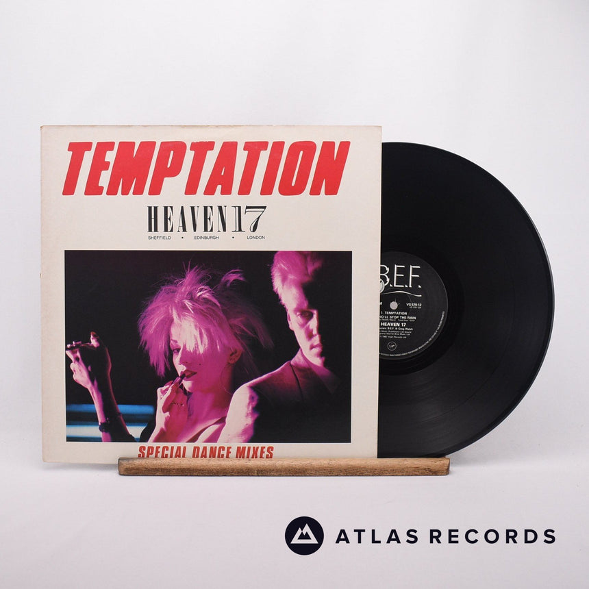 Heaven 17 Temptation 12" Vinyl Record - Front Cover & Record