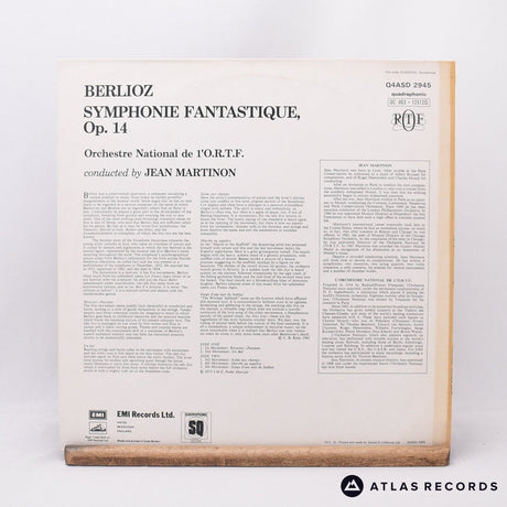 Hector Berlioz - Symphonie Fantastique - Quadraphonic LP Vinyl Record - EX/EX