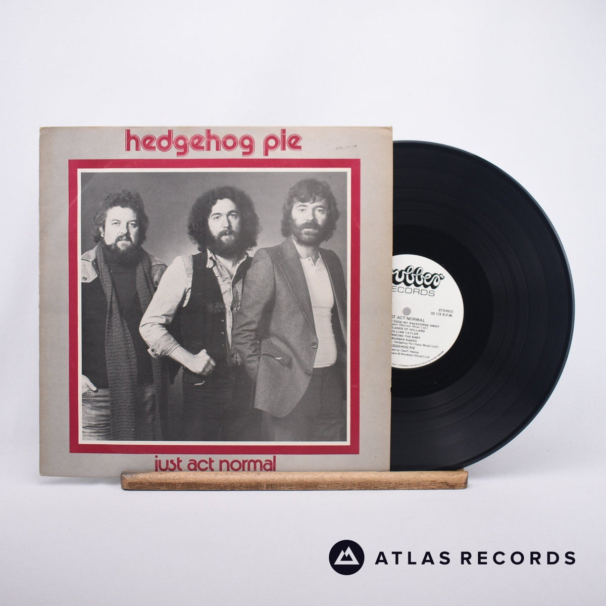 Hedgehog Pie Just Act Normal LP Vinyl Record - Front Cover & Record
