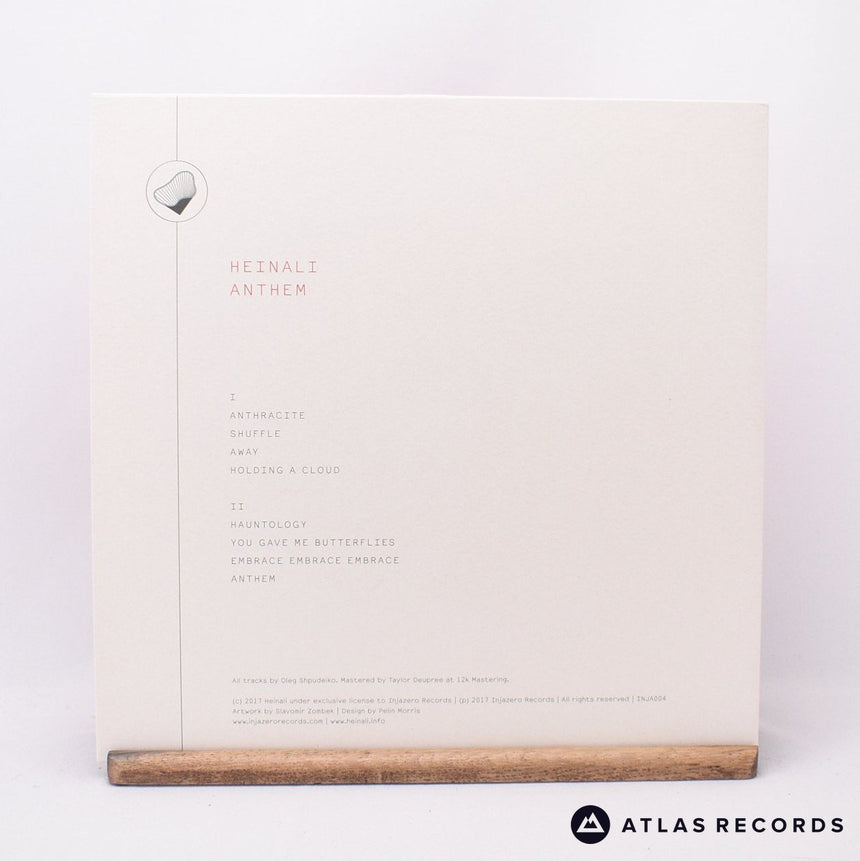 Heinali - Anthem - Red Transparent Limited Edition LP Vinyl Record - EX/NM