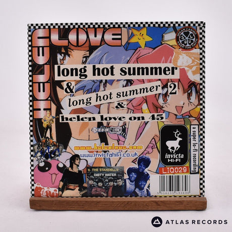 Helen Love - Long Hot Summer - Orange Translucent 7" Vinyl Record - NM/NM