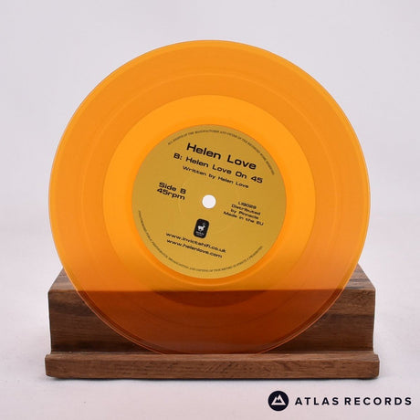 Helen Love - Long Hot Summer - Orange Translucent 7" Vinyl Record - NM/NM