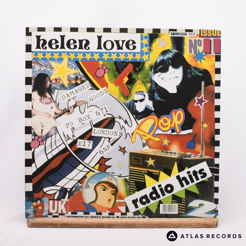 Helen Love - Radio Hits Vol.2 - Green Glittered LP Vinyl Record - EX/VG+