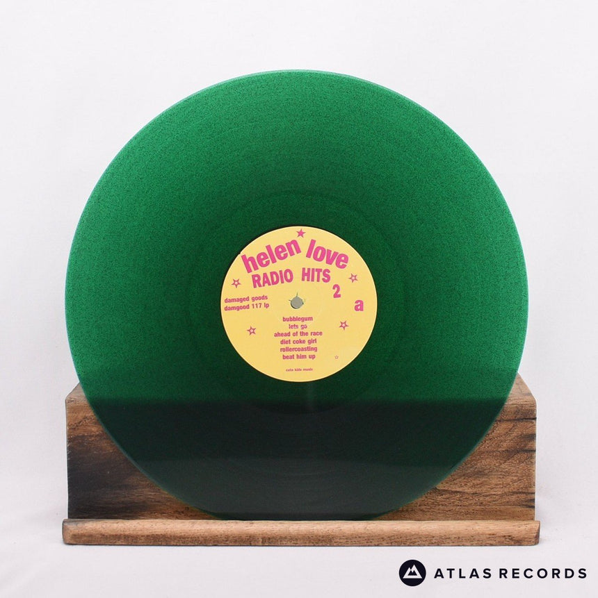 Helen Love - Radio Hits Vol.2 - Green Glittered LP Vinyl Record - EX/VG+