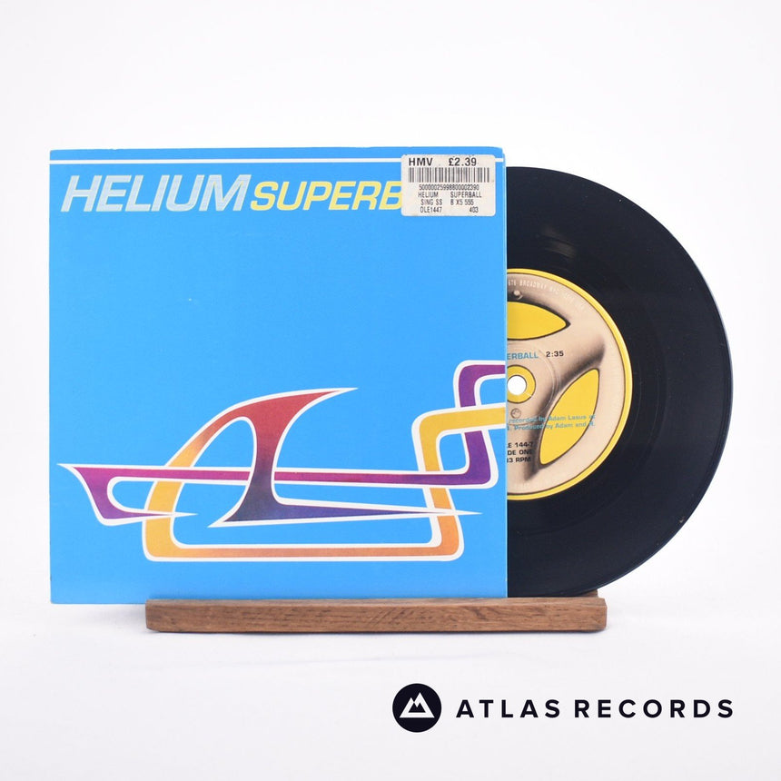 Helium Superball+ 7" Vinyl Record - Front Cover & Record