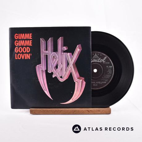 Helix Gimme Gimme Good Lovin' 7" Vinyl Record - Front Cover & Record