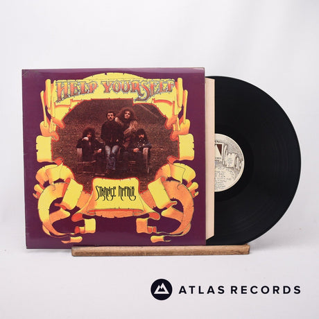 Help Yourself Strange Affair LP Vinyl Record - Front Cover & Record