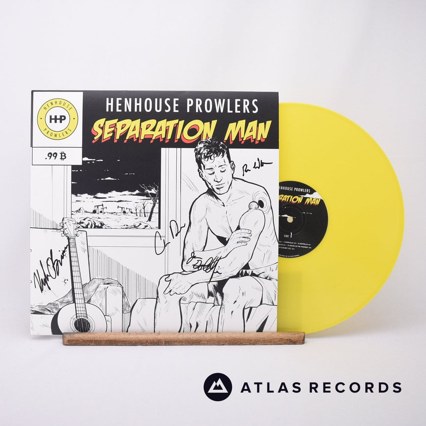 Henhouse Prowlers - Separation Man - Yellow Signed -A -B LP Vinyl Record - NM/NM