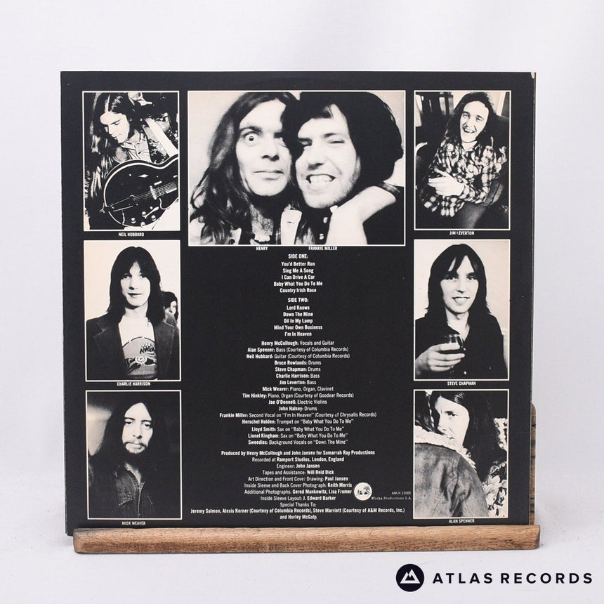 Henry McCullough - Mind Your Own Business! - A1 B1 LP Vinyl Record - VG+/EX