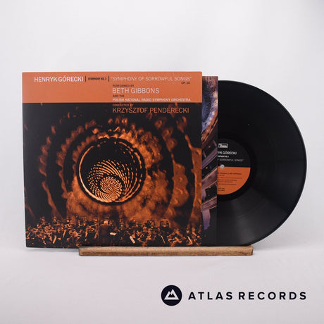 Henryk Górecki Symphony No. 3 "Symphony Of Sorrowful Songs" Op. 36 LP Vinyl Record - Front Cover & Record