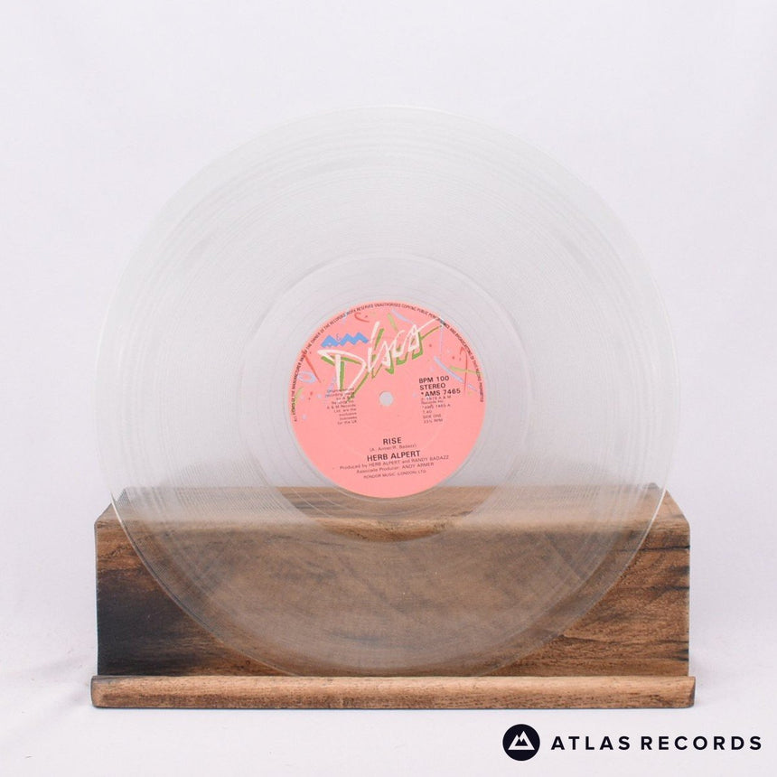 Herb Alpert - Rise - Die-Cut Sleeve Clear 12" Vinyl Record - EX/VG+