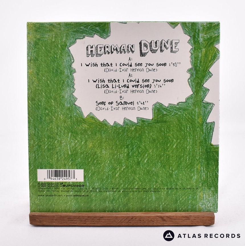 Herman Düne - I Wish That I Could See You Soon - Green 7" Vinyl Record - NM/NM