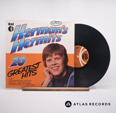 Herman's Hermits 20 Greatest Hits LP Vinyl Record - Front Cover & Record