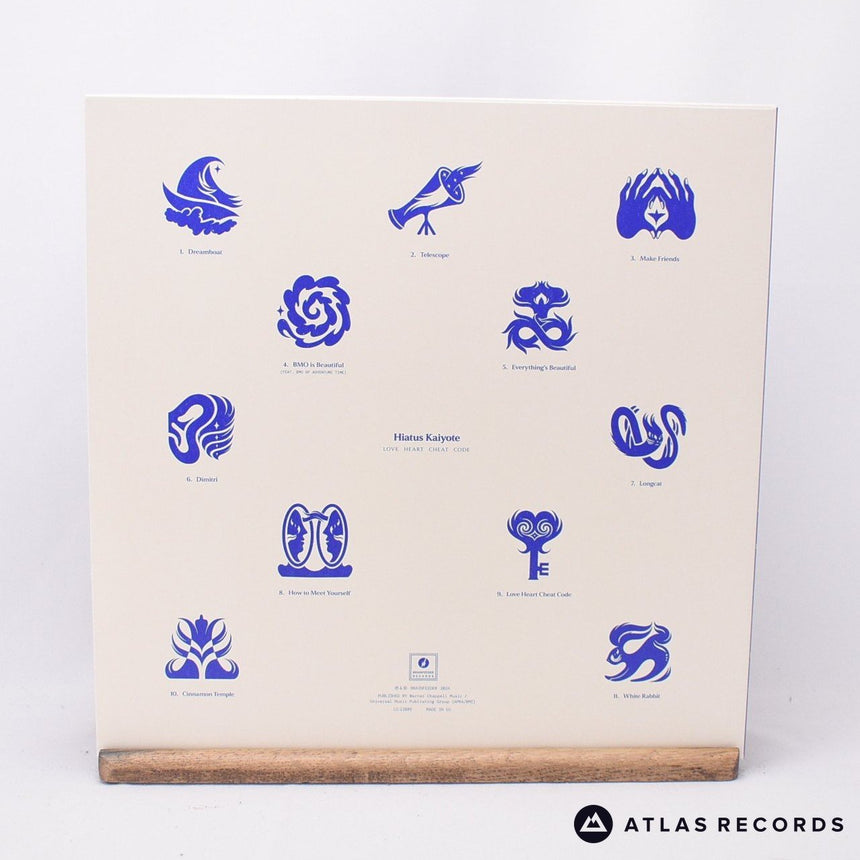 Hiatus Kaiyote - Love Heart Cheat Code - Blue -A -B LP Vinyl Record - EX/NM