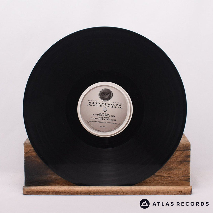 Hidden Agenda - Pressin' On / Get Carter - 12" Vinyl Record - EX/VG+