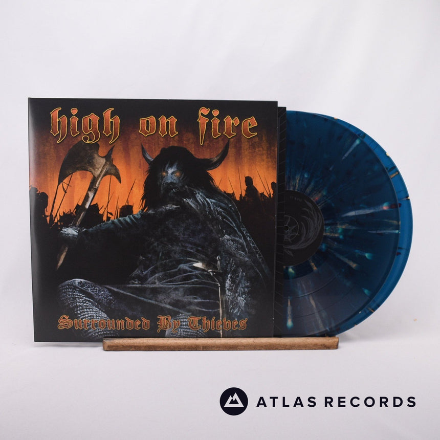 High On Fire Surrounded By Thieves Double LP Vinyl Record - Front Cover & Record