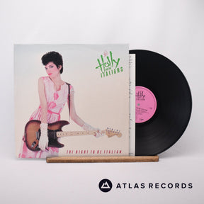 Holly And The Italians The Right To Be Italian LP Vinyl Record - Front Cover & Record