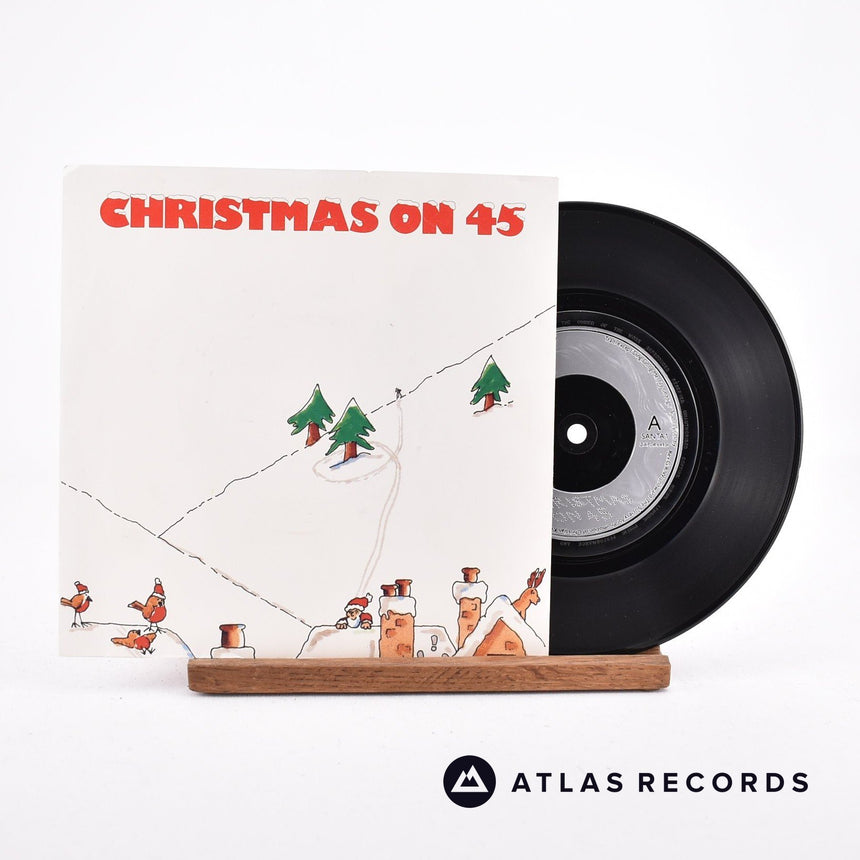 Holly And The Ivy's Christmas On 45 7" Vinyl Record - Front Cover & Record