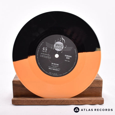 Holly Golightly - On The Fire - Orange/Black 7" Vinyl Record - NM/EX