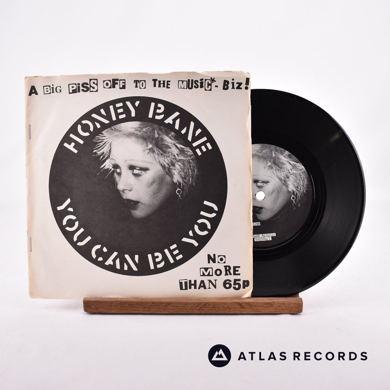 Honey Bane You Can Be You 7" Vinyl Record - Front Cover & Record