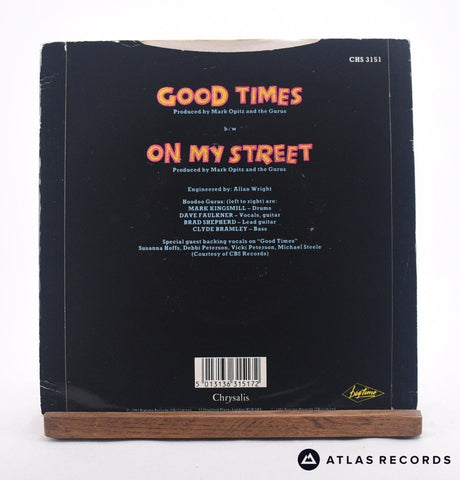 Hoodoo Gurus - Good Times - 7" Vinyl Record - VG+/VG+