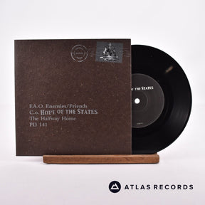 Hope Of The States Enemies/Friends 7" Vinyl Record - Front Cover & Record