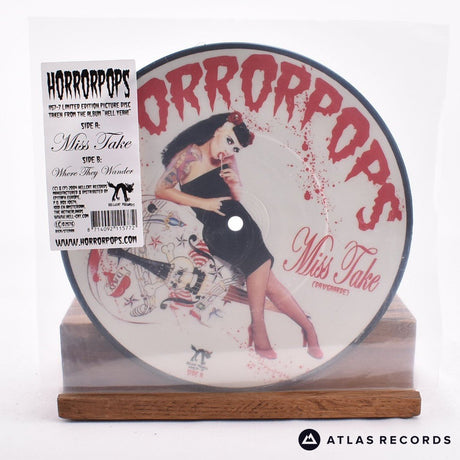 HorrorPops Miss Take 7" Vinyl Record - Front Cover & Record