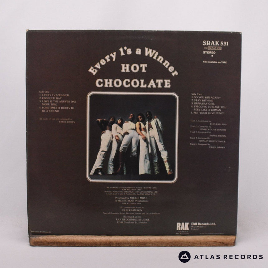 Hot Chocolate - Every 1's A Winner - LP Vinyl Record - VG+/EX