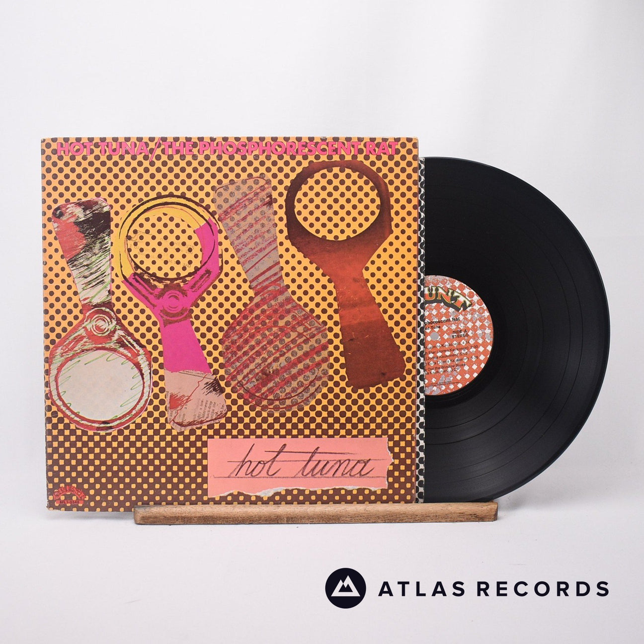 Hot Tuna The Phosphorescent Rat LP Vinyl Record - Front Cover & Record