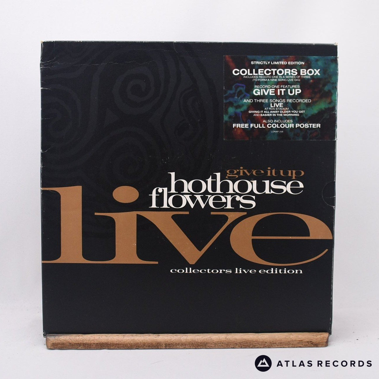 Hothouse Flowers Give It Up 12" Vinyl Record - Front Cover & Record