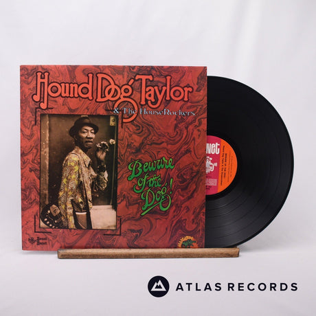 Hound Dog Taylor & The House Rockers Beware Of The Dog! LP Vinyl Record - Front Cover & Record