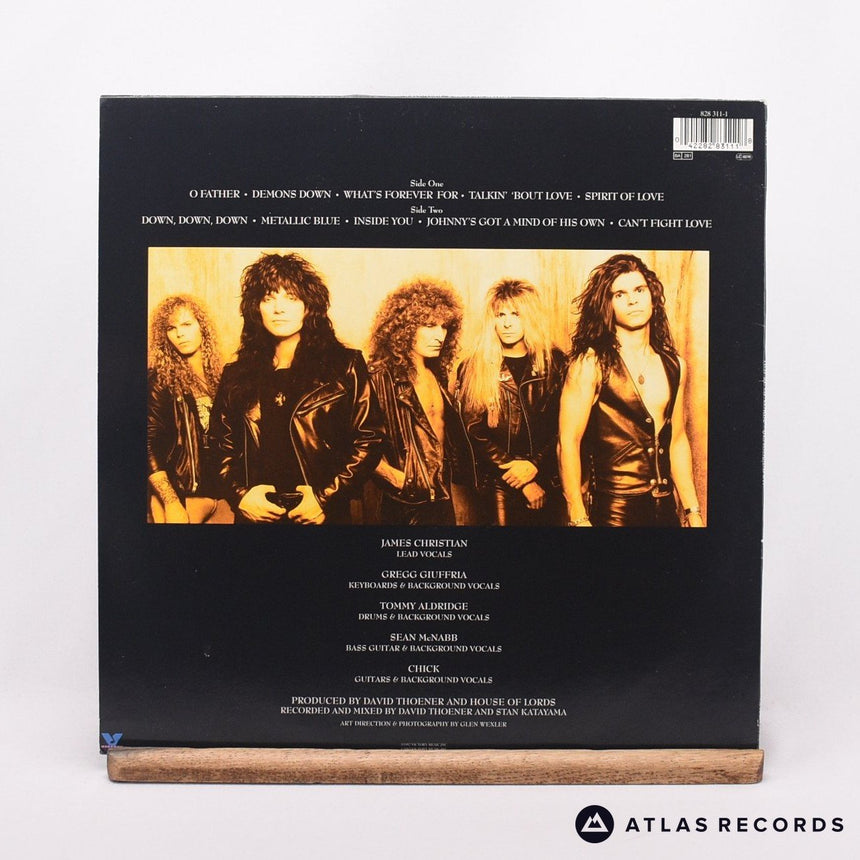 House Of Lords - Demons Down - S1 S2 LP Vinyl Record - EX/NM