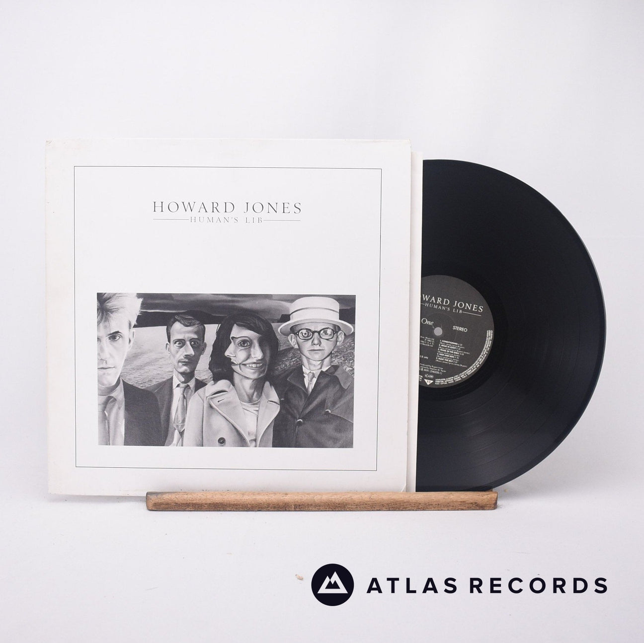 Howard Jones Human's Lib LP Vinyl Record - Front Cover & Record