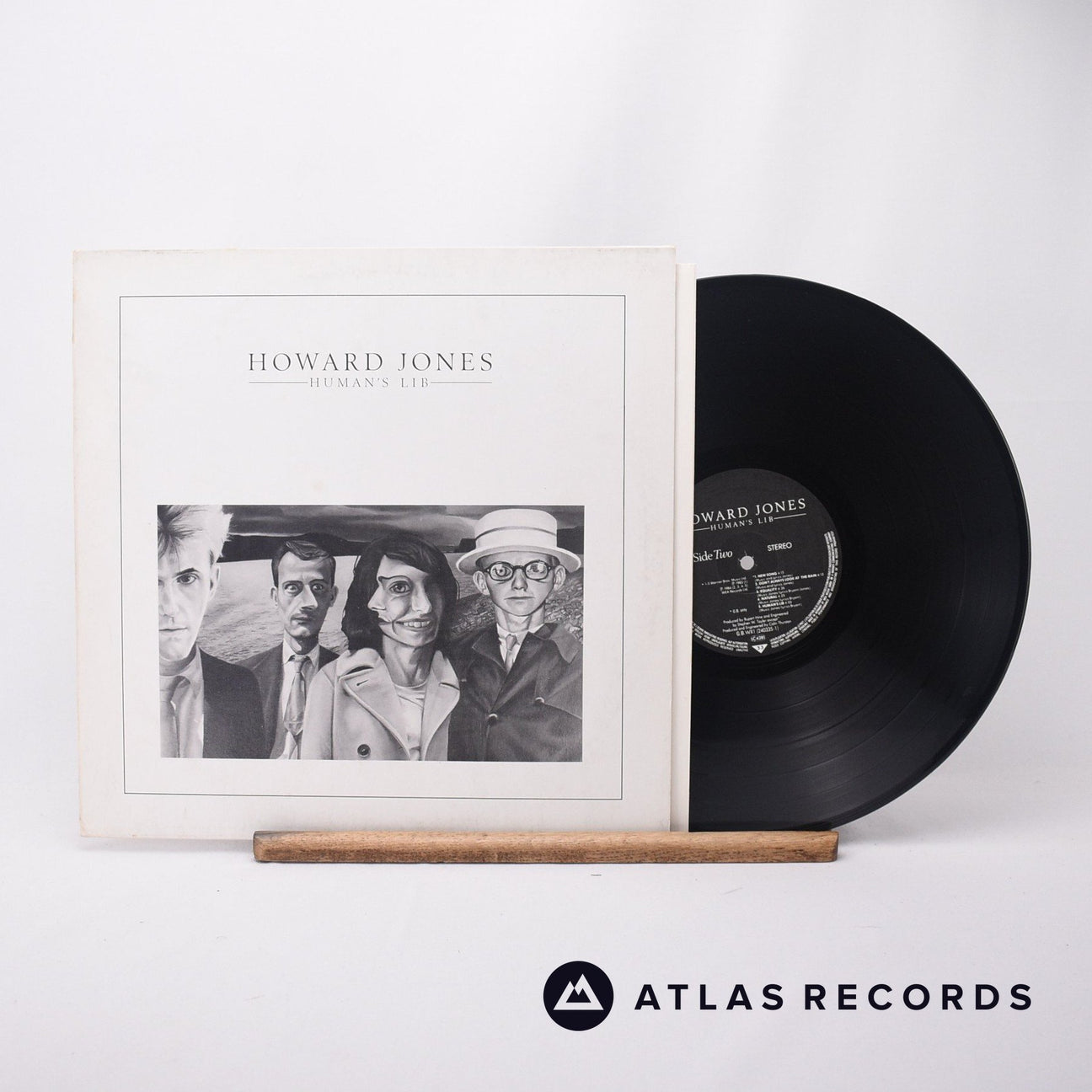 Howard Jones Human's Lib LP Vinyl Record - Front Cover & Record
