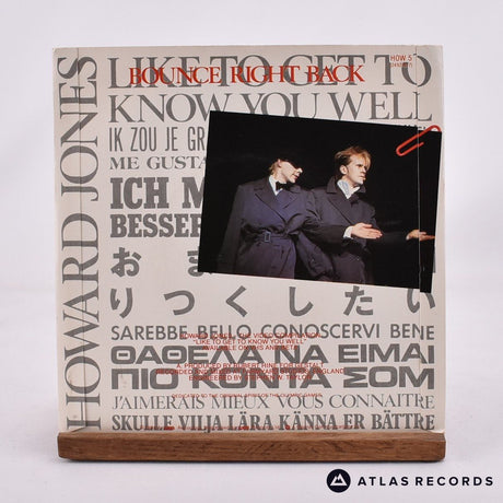 Howard Jones - Like To Get To Know You Well - 7" Vinyl Record - EX/EX