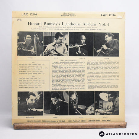 Howard Rumsey's Lighthouse All-Stars - Volume 4, Oboe/Flute - LP Vinyl Record