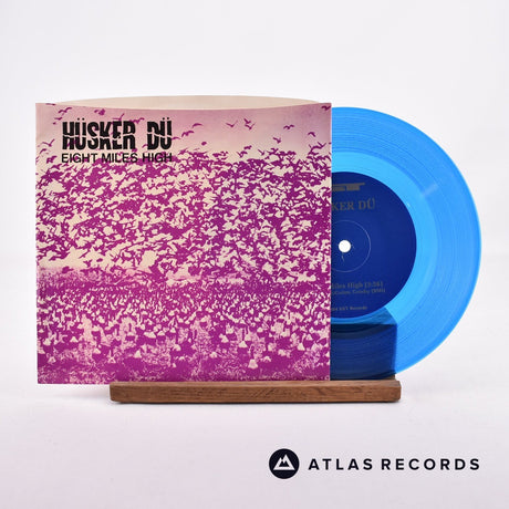 Hüsker Dü Eight Miles High 7" Vinyl Record - Front Cover & Record