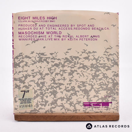 Hüsker Dü - Eight Miles High - Blue Translucent Repress 7" Vinyl Record - NM/NM