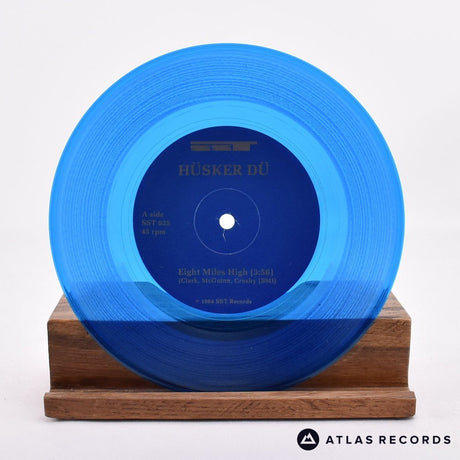 Hüsker Dü - Eight Miles High - Blue Translucent Repress 7" Vinyl Record - NM/NM