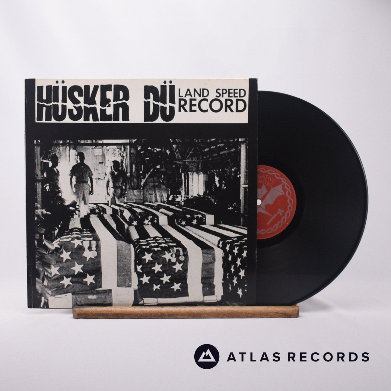 Hüsker Dü Land Speed Record LP Vinyl Record - Front Cover & Record