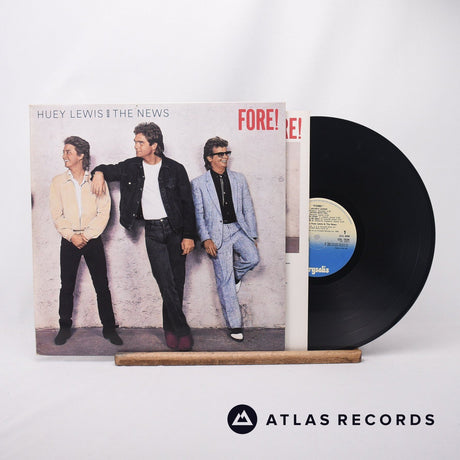 Huey Lewis & The News Fore! LP Vinyl Record - Front Cover & Record