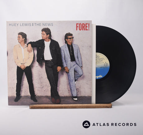 Huey Lewis & The News Fore! LP Vinyl Record - Front Cover & Record